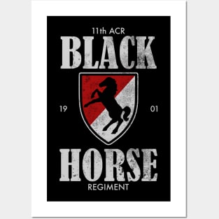 11th Armored Cavalry Regiment (distressed) Posters and Art